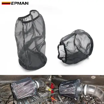 EPMAN Универсален Автомобилен напредналите заострени Въздушен Филтър Защитно покритие Водоустойчив Маслостойкий Прахоустойчив Филтър на входящия въздух въздух с висока степен на навлизане Черен