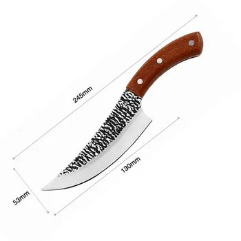 EVERRICH японската коване с висока твърдост остър нож на главния готвач, нож за нарязване, костен нож, костен нож, костен нож, костен нож
