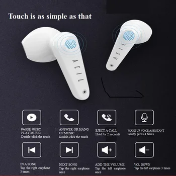 FIIL ACIL T1 Истинската безжична връзка Bluetooth на Huawei OPPO Apple Vivo универсални спортни водоустойчив мини слушалки