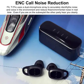 FIIL T1 Pro TWS Настоящите Безжични слушалки С активно шумопотискане Слушалки за слушалки, съвместими с Bluetooth, Спортни слушалки