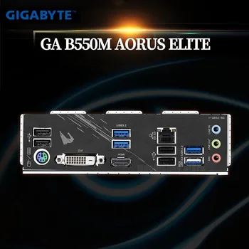 GA B550M AORUS ELITE дънната Платка Micro-ATX AMD B550 DDR4 4000(OC)Mhz M. 2 USB3.2 Нов 128 Г двуканален AM4 дънна Платка AM4
