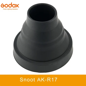 Godox AK-R17 Snoot използвайте кръгла глава флаш Godox H200R, която е съвместима с AD200 Pro за избухването на серия Godox V1 V1-S V1-N V1-C