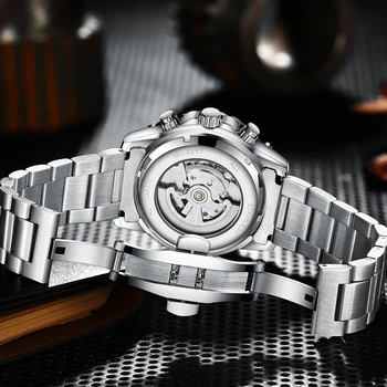 HAIQIN Автоматично мъжки часовници механични маркови мъжки часовници 2020 луксозни часовници за мъже военни водоустойчив tourbillion Reloj hombres