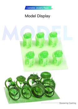 HALOT Официални LCD Бижута Molded Смола 500 г Високата Прецизност на Печат Депарафинизация Леярство Бижута Смола за 3D-принтери Creality LCD