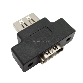 HDMI - съвместим Жена КЪМ HDMI 1.4 Женски удължителен кабел удължителен кабел Интерфейсен Адаптер с Дупки За закрепване на Панел