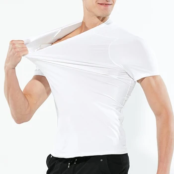 Hengsong Нова анти-мръсна водоустойчив мъжка спортна тениска, впитывающая влагата, Бързосъхнеща, с къс ръкав, Спортни блузи, тениски бързо съхнещи