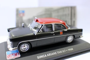 IXO 1:43 Мащаб Simca Ariane Taxi G7 1960 Гласове под натиска на модели играчки автомобили от сплав за коллекционного подарък