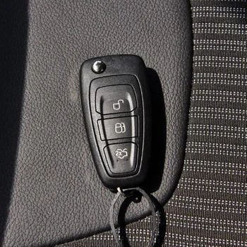 Jameo Автомобил от Въглеродни Влакна Ключ на Автомобила Защитно покритие Покритие Стикер Калъф за Ford Focus 3 4 MK3 MK4 Рейнджър Kuga Бягство Изградена Ключ