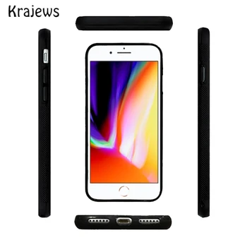 Krajews Голяма Начална Монограм Персонализирани Калъф за телефон iPhone 5 6S 7 8 plus 11 12 13 Pro X XR XS Max Samsung S6 S8 S9 S10