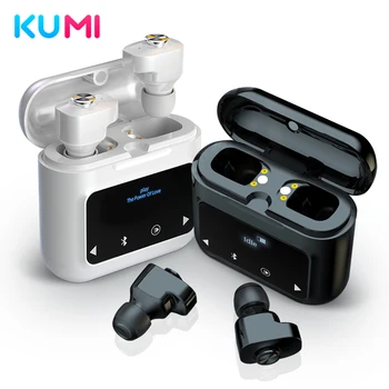 KUMI T1 MP3 Смарт-Слушалки, Bluetooth С Функция за MP3 плейър Подкрепа за слушалки, Micro USB зарядно устройство ще захранване на Скоростна Безжична Слушалка 2022 Нова