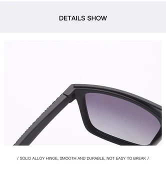 LAMOFUR Класически Слънчеви очила с двойна греда Мъжки Маркови Дизайнерски Реколта поляризирани Слънчеви очила за мъже Oculos Gafas De Sol UV400 2911