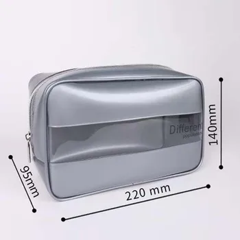 LAYRUSSI Модни Водоустойчив прозрачен козметични чанти Пътна косметичка за грим Free toiletries Организатор Прозрачна чанта за съхранение на козметични чанти за измиване