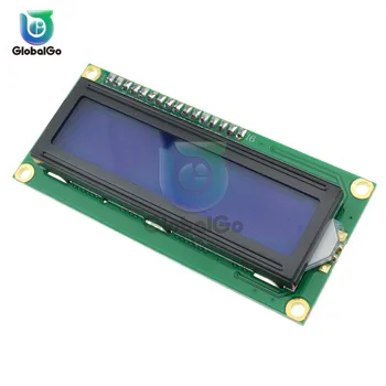 LCD дисплей LCD1602 1602 LCD модул С Синьо, Жълто-зелена Подсветка LCD дисплей С Адаптер IIC I2C Интерфейс 5 за arduino