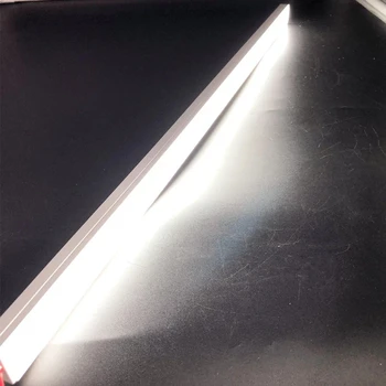 Led твърд светлина DC12V 50 см 20 инча led лента SMD5730 36 светодиода U-образна форма на плосък led алуминиев канал Твърда лента За вътрешно осветление