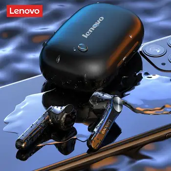 Lenovo QT81 TWS Безжични Слушалки Стерео Спортни Водоустойчиви Слушалки Слушалки С Микрофон Bluetooth Слушалки, HD Предизвикателство 1200 ма