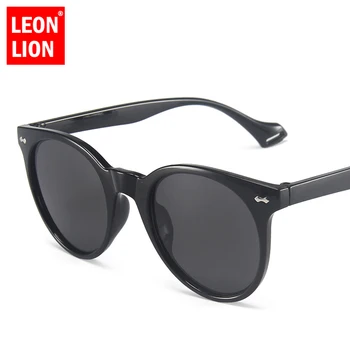 Leonlion Малка Рамка Кръгли слънчеви очила За жени/мъже Луксозни нюанси на Модерни слънчеви очила конфетных цветя за жени Кръгли Gafas De Sol Mujer