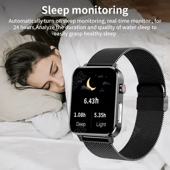 LIGE Нови умни часовници За мъже с ЕКГ+ТОЧКИ телесна Температура Сърдечната честота следи кръвното налягане Спортни дамски умни часовници за Android и Ios