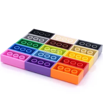 Marumine 2x4 Гледна Куб Тухли 13 Цвята MOC Класически САМ градивните елементи на резервни Части Аксесоари за Съвместимост с 3001 Играчки за деца