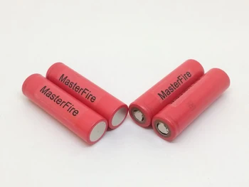MasterFire 2 бр./лот Истински Sanyo 18650 NCR18650BF Литиева батерия с голям капацитет 3400 mah 3,7 На Литиева Батерия Литиево-йонни батерии