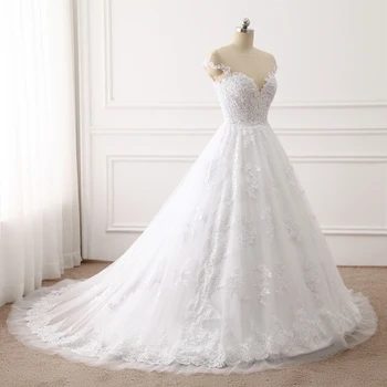 Miaoduo бална рокля сватбена рокля за булката Принцеса дантела casamento trouwjurk плюс размер vestido de новия 2022 vestito da sposa