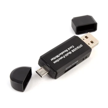 Micro USB/SD/TF/USB 4 В 1 Адаптер за четене на карти OTG за Телефон Android Таблет Huawei, Xiaomi