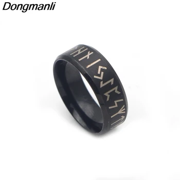 P1200 Dongmanli 2018 Нов прием на Мъжки пръстен с, но на Викингите е в Скандинавските Пръстени, но Митология Бижута на Викингите Пръстени Подаръци за мъже