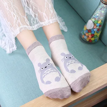 PEONFLY новост триизмерен забавен анимационен Сладко момиче Тоторо сладки чорапи чорапи носочные на продукта дамски памучни и удобни дамски чорапи