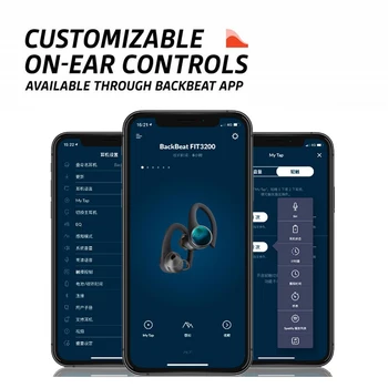 Plantronics BackBeat FIT 3200 Слот Слушалки слушалки Слушалки, Спортни Стерео Bluetooth Вградени Елементи за Управление на Удобни слушалки без кутия