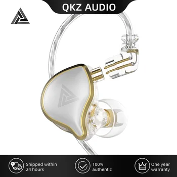 QKZ ZXD 1 Динамични Слушалки HiFi Бас Слушалки Спортни Слушалки намаляване на шума в Слушалките на Ушите монитори