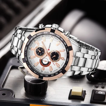Relogio Masculino 2016 Часовник CURREN Мъжки кварцов армейските часовници са Най-добрата марка на луксозни Водоустойчив мъжки часовник Мъжки спортни часовници за мъже