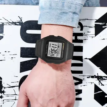 Reloj Hombre Цифрови Часовници За мъже, Водоустойчиви Спортни часовници Квадратни Електронни Часовници Мъжки Военни ръчен часовник LED Аларма Хронометър