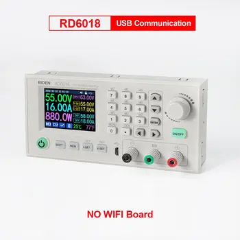 RIDEN RD6018 RD6018-W 60 В 18A 1080 W USB Wi-Fi на постоянен ток в ПОСТОЯНЕН Регулируема стъпка надолу Модул за Хранене стъпка надолу Конвертор Регулатори