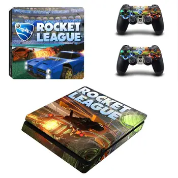 Rocket League PS4 Тънки Етикети Play station 4 Стикер на Кожата Стикери За PlayStation 4 PS4 Тънка Конзола и Контролер, Винил Кожа