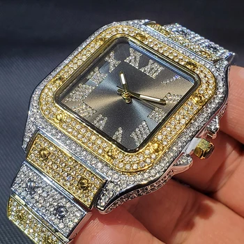 Santos De Design Модерни Спортни Часовници За мъже на Най-добрата марка на Луксозни Златни Кварцови часовници Мъжки Водоустойчив Мъжки Ръчен часовник От Неръждаема Стомана