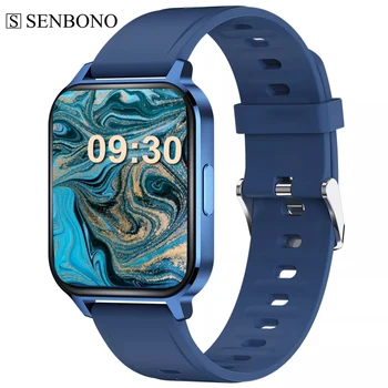 SENBONO 2021 Q18 1,7-инчов Смарт часовници IP68 Водоустойчив Мъжки Спортни Фитнес тракер Часовници Дамски Смарт часовници за Android и IOS PK C17 Y20