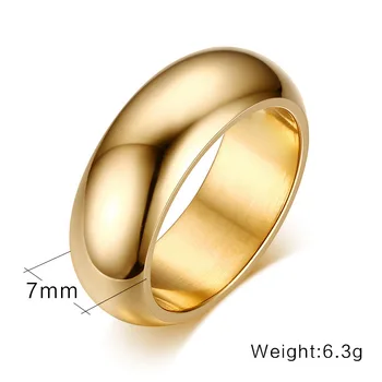 SIZZZ Мъжете най-Високо Полски годежен пръстен Класически пръстени за влюбени съюзи на жените и мъжете