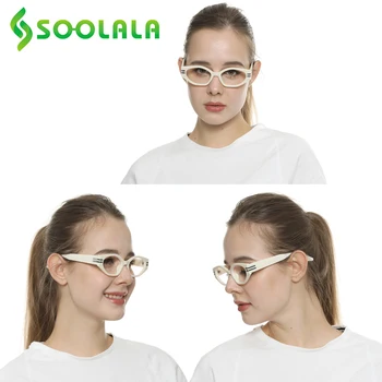 SOOLALA 2021 Нови Малки Кръгли Очила за четене Дамски слънчеви Очила в рамки за четене Дальнозоркие Очила за четене с пресбиопией +0,5 +0,75 до +4,0