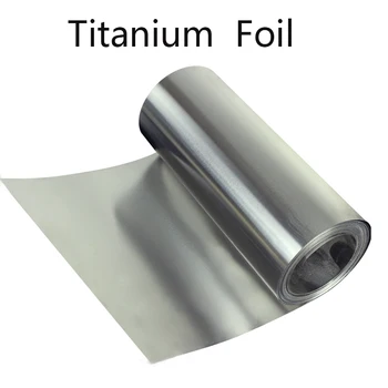 TA2 Титановая лента 0,1 мм Ti Фолио на Тънък Лист Промишленост САМ Материал Устойчивост на Корозия Медицински Титан Авиационна работа