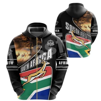Tessffel NewFashion Окръг Животни от Южна Африка Флаг Спрингбок Ретро Спортен костюм 3DPrint За мъже/жени Harajuku Смешни Ежедневни блузи 16