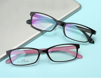 TR90 Сверхлегкая Стъкло рамки за очила Opticas с регулируеми накладки за носа