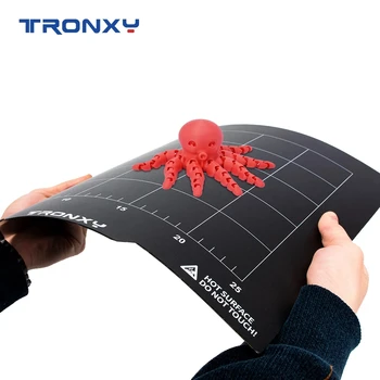 TRONXY 3D Принтер Гъвкав Пружинен Стоманен Лист С приложената PVC с Магнитна Лента за гореща Легла Стикер Surface Гъвкава плоча
