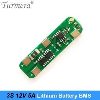 Turmera 3S 12,6 В 5A BMS Литиева Батерия Защитена Такса за Отвертка акумулаторна Батерия за електрически инструменти Непрекъсваемо Захранване 12