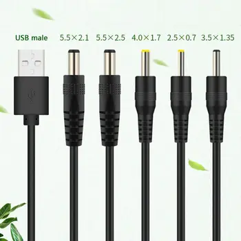 USB порт dc Кабел за зареждане захранващ Кабел Линия dc/5.5x2.1 dc/5.5x2.5 vdc/3.5x1.35 dc/4.0x1.7 dc/2.5x0.7