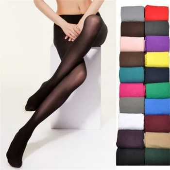 VIIANLES Дамски секси чорапогащник 20D Безшевни цвят карамел Плътни непрозрачни чорапогащи с яка Черен чорапогащник и Черни плътни еластични чорапогащи