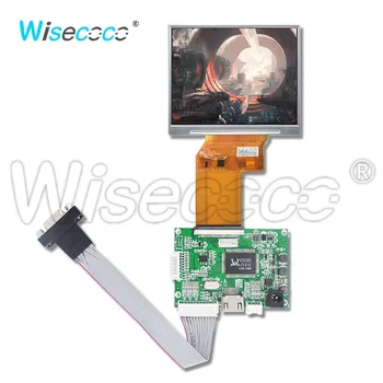 Wisecoco 3,5-инчов 640x480 LCD Екран С Борда на Водача, Мултифункционален Вход Видео Източник VGA CVBS JT035IPS02-V0