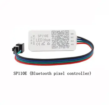 WS2812B LED Дигитален Гъвкав Пиксельный екран с индивидуална адресуемой панел с контролер Bluetooth SP110E,Led източник на захранване dc 5
