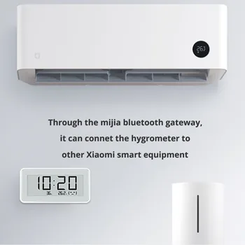 Xiaomi Mijia BT4.0 Безжични Интелигентни Електрически Цифров Часовник Закрит Влагомер, Термометър Електронни мастила Инструменти за измерване на температурата на