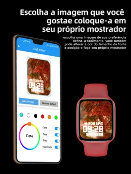 Xiaomi Smartwatch на Жените и Мъжете 1,75-инчов HD екран DIY Скали Смарт часовници Поддръжка на повикване Bluetooth