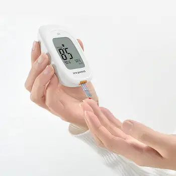 Xiaomi Yuwell 582 Измерител на Нивото на Захар в Кръвта Домакински Автоматичен Тестер Нивото на Глюкоза в Кръвта Медицински Инструмент За Измерване на Пулса Глюкометр Комплект