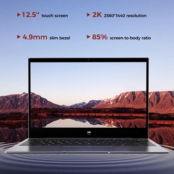 XIDU 12,5 ' Лаптоп Обиколка Pro Прозорец 10 8 GB оперативна памет, 128 GB ROM с 1 TB Разтегателен SSD Процесор Intel Celeron x7 3867U IPS, 2560x1440
